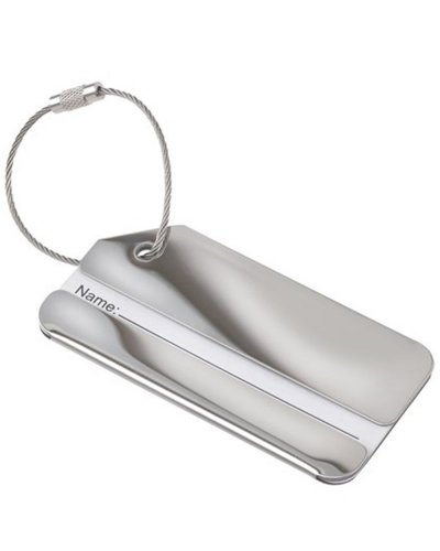 Portanome per valigia TRAVELLER Argento