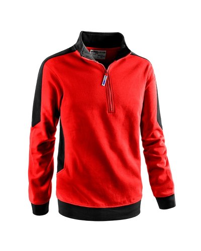 Felpa uomo mezza zip Patch