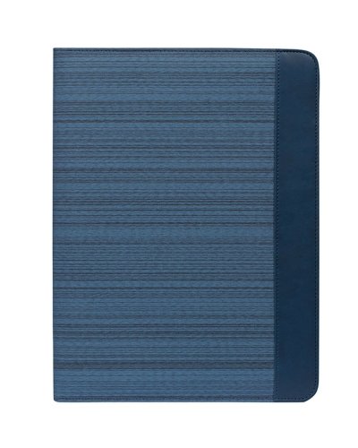 Cartella portablocco in nylon e PU A4 Blu