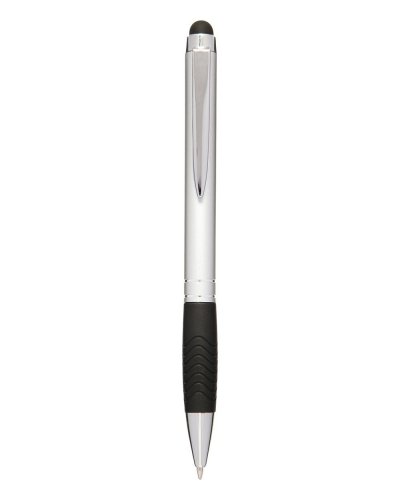 Penna a sfera con touch screen in metallo e plastica Grigio