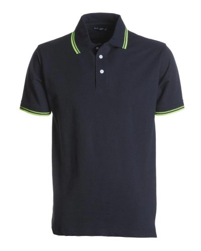Polo Skipper Blu Navy/Yellow Fluo