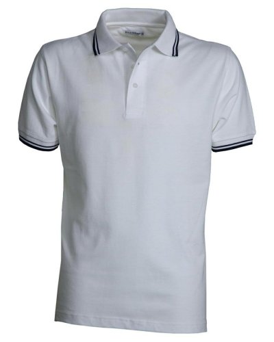 Polo Skipper Bianco/Blu Navy