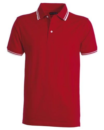 Polo Skipper Rosso/Bianco