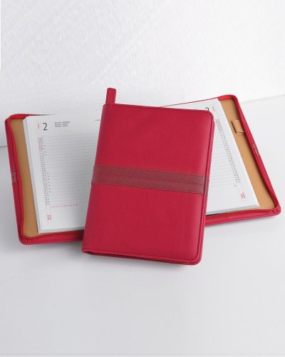 Agenda  Borsello Giornaliera Rosso