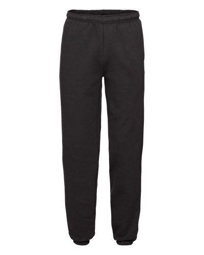 Pantaloni tuta con orli inferiori elasticizzati Nero