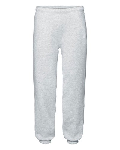 Pantaloni tuta con orli inferiori elasticizzati Heather grey