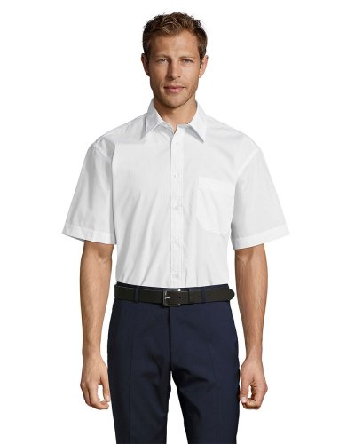 Camicia popeline Bristol Bianco