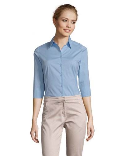 Camicia donna 3/4 Effect Cielo Brillante