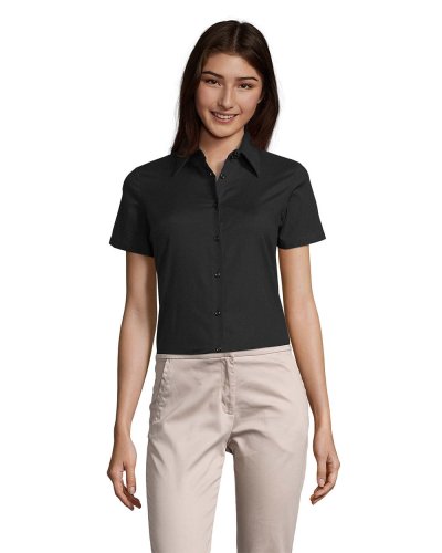 Camicia donna oxford Elite Nero
