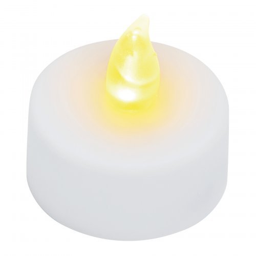 TEA TIME Lumini LED Ø3,8 cm plastica bianca con interruttore