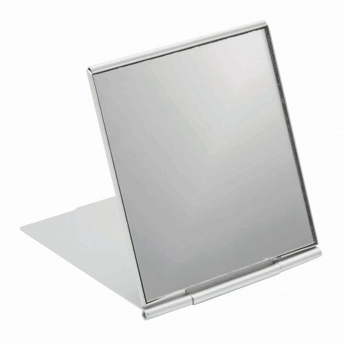 Specchietto DONNA compatto 6x7 cm in plastica e vetro - Leggero