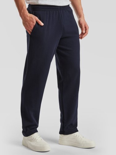 Pantaloni Open Leg Felpati Uomo Cotone Comfort