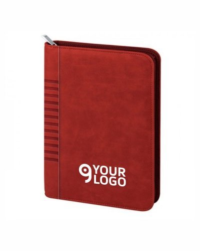 Agenda Giornaliera 17x24 cm Borsello, Zip, Porta Carte, Nera