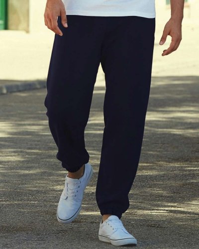 Pantaloni tuta con orli inferiori elasticizzati