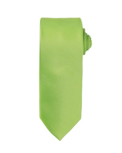 Micro Waffle Tie Lime