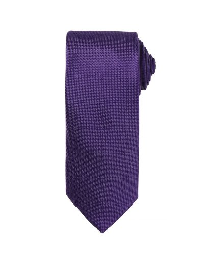 Micro Waffle Tie Purple