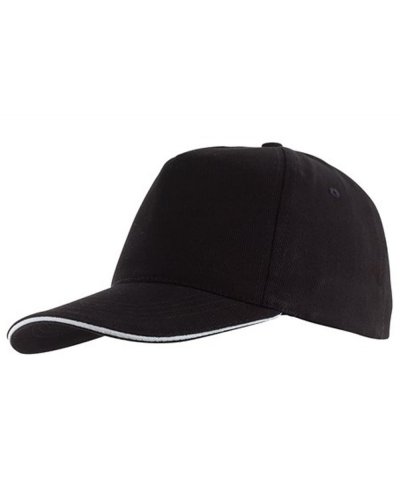 Sandwich-Cap a 5-pannelli WALK Nero
