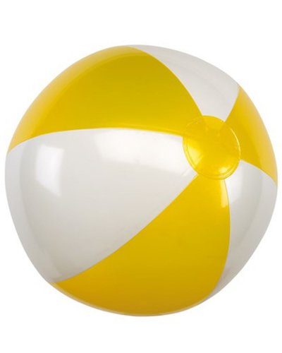 Pallone da spiaggia gonfiabile ATLANTIC Giallo / Bianco
