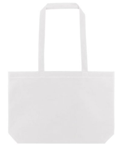 Shopper Plas in TNT Bianco