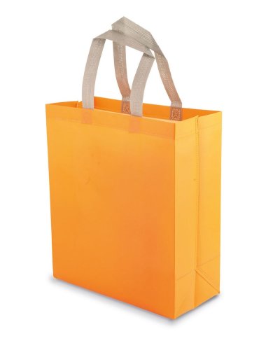 Shopper TNT Laminato Yucatan Grande Arancione