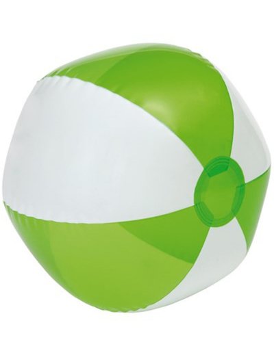 Pallone da spiaggia OCEAN Bianco / Trasparente Verde