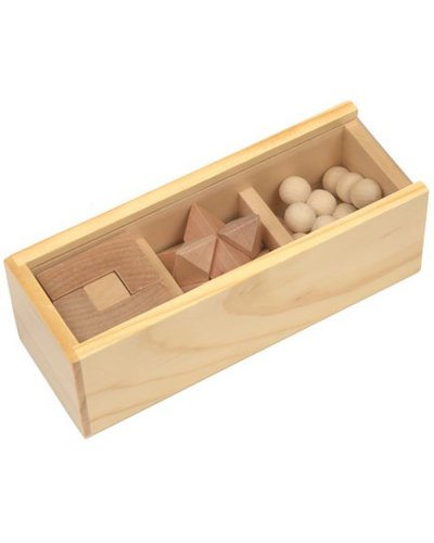 Set per gioco di destrezza BRAIN POWER Marrone