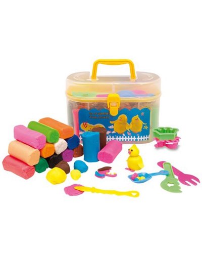 Cofanetto con pasta da modellare Funny Activity Multicolor