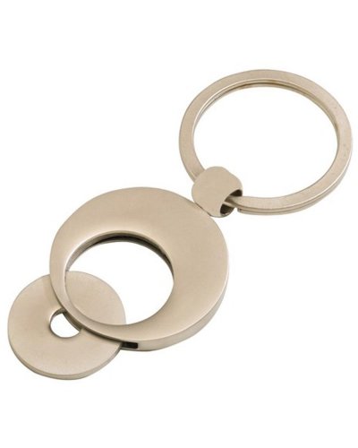 Portachiavi in metallo MONEY Argento