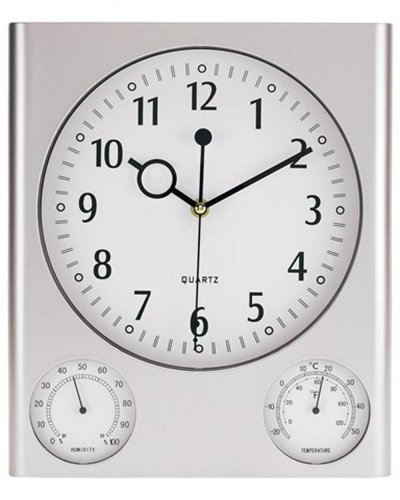 Orologio da parete SATURN Argento