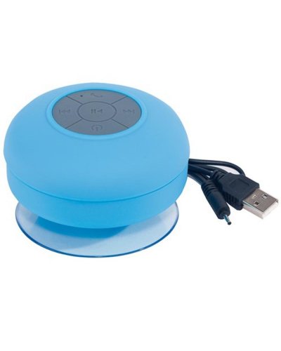Altoparlante da doccia Bluetooth WAKE UP Blu / Grigio