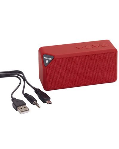 Altoparlante wireless CUBOID Rosso