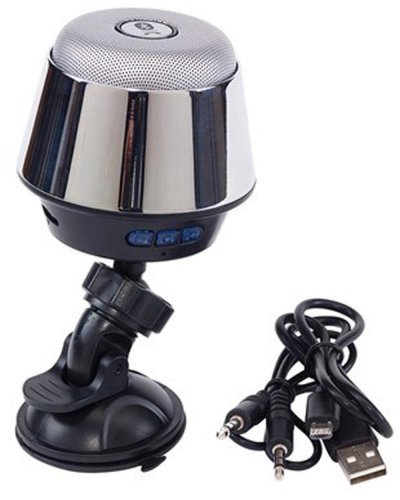 Altoparlante wireless Mush Argento / Nero