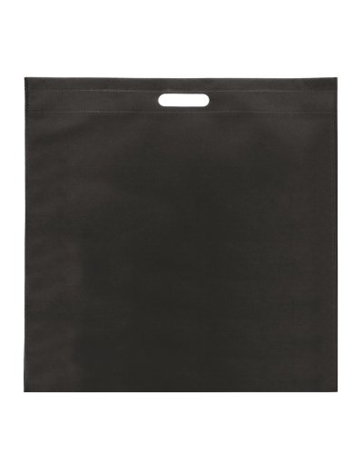 Shopper in TNT con manici a fagiolo Nero
