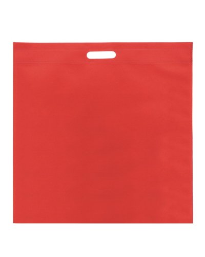 Shopper in TNT con manici a fagiolo Rosso