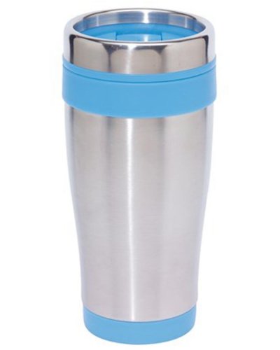Bicchiere termico LUNGO Argento / Blu