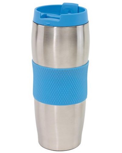 Bicchiere termico Au Lait Argento / Blu