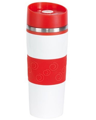 Bicchiere termico Arabica Bianco / Rosso
