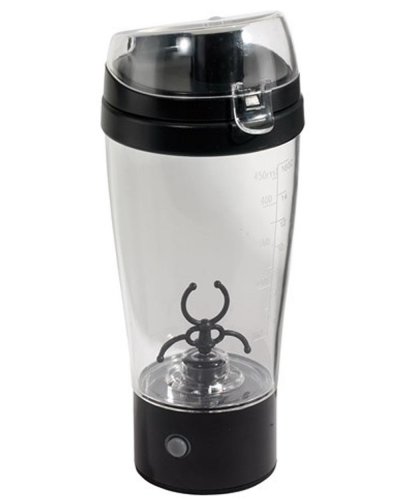 Shaker elettrico CURL Trasparente / Nero