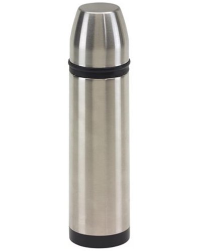 Contenitore termico in acciaio inox KEEP WARM Argento / Nero