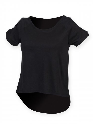 Women's Drop Tail T White