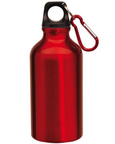 Borraccia in alluminio TRANSIT 400 ml Rosso