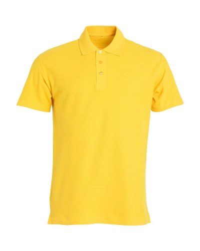 Basic Polo Giallo Limone