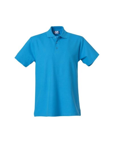 Basic Polo Turchese