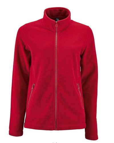 Giacca donna in Pile Norman Rosso
