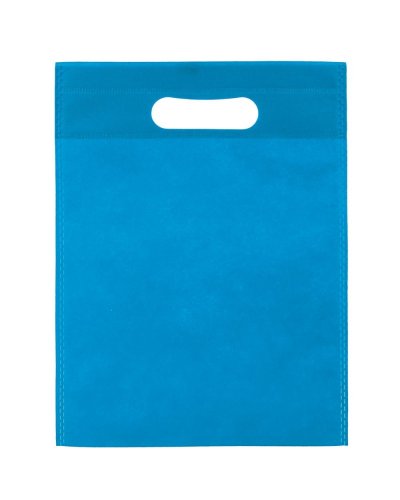 Shopper in TNT manici a fagiolo Blu