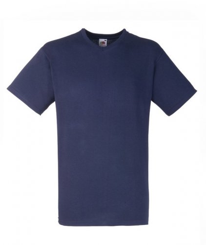 T-shirt Valueweight scollo a V Deep navy