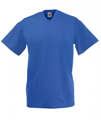 T-shirt Valueweight scollo a V Royal blue