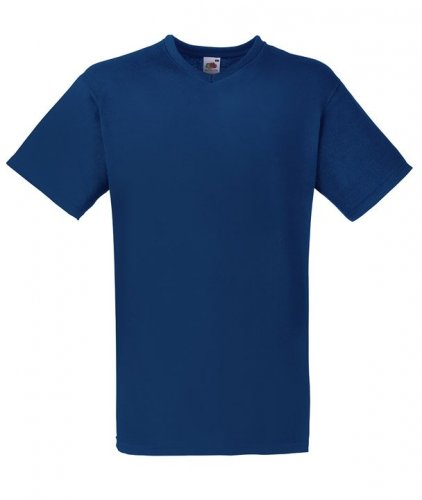 T-shirt Valueweight scollo a V Navy