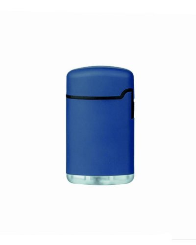 Accendino con fiamma turbo antivento Blu