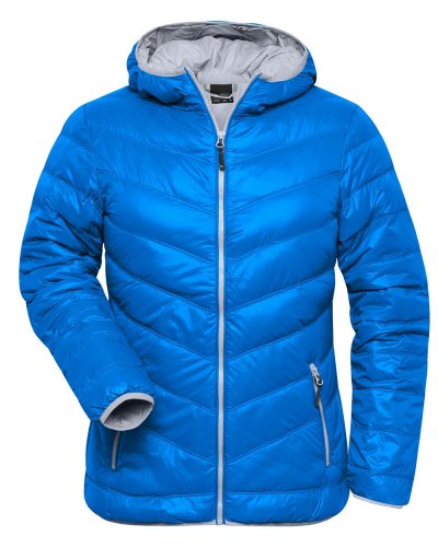 Ladies' Down Jacket Blue / Silver